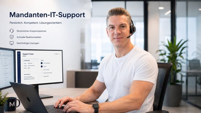 Maik Siebel im Mandanten-IT-Support für digitale Steuerberater